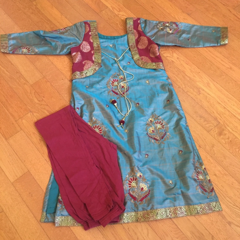 Indian Salwar Dress Custom Tailored